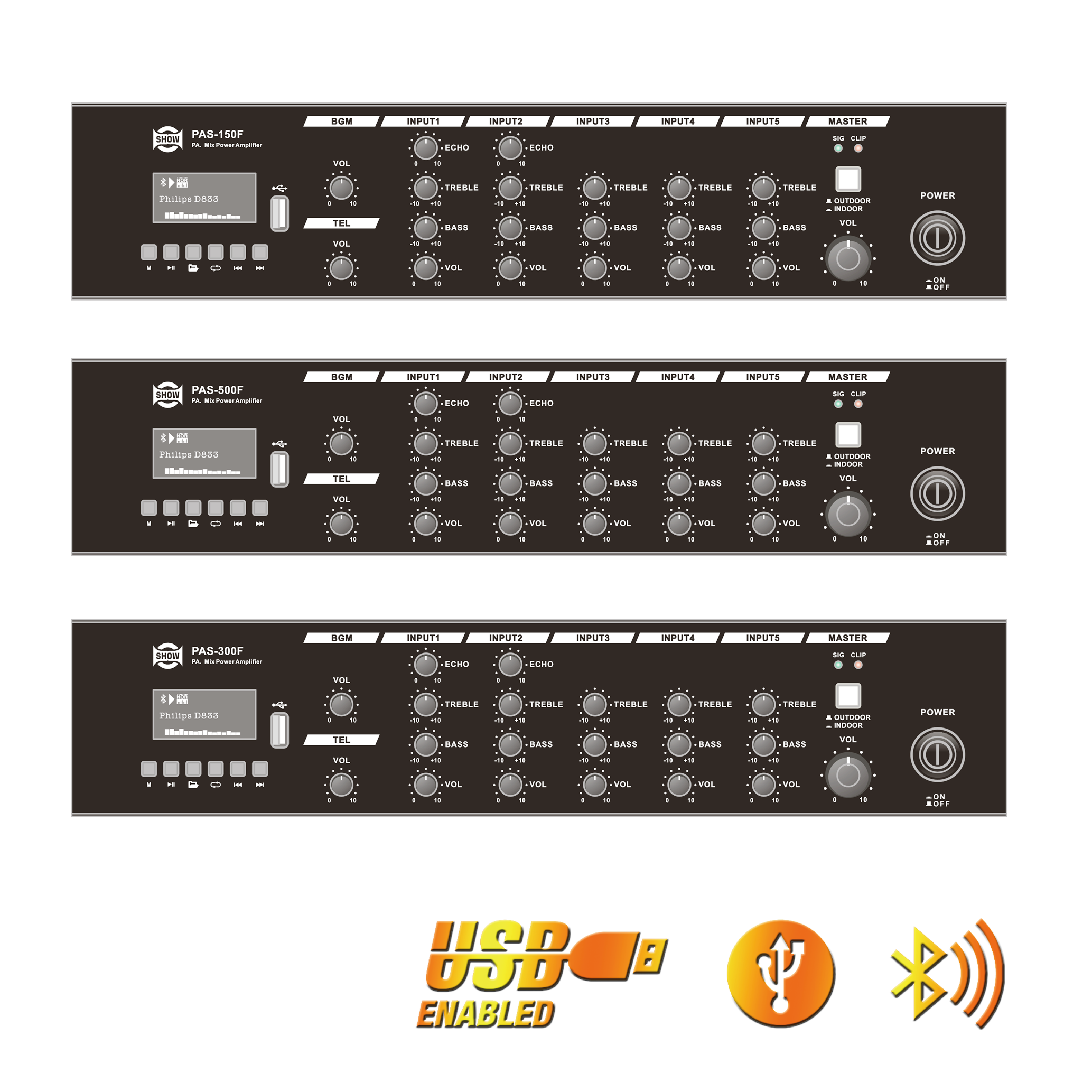 PAS-150F / PAS-300F / PAS-500F